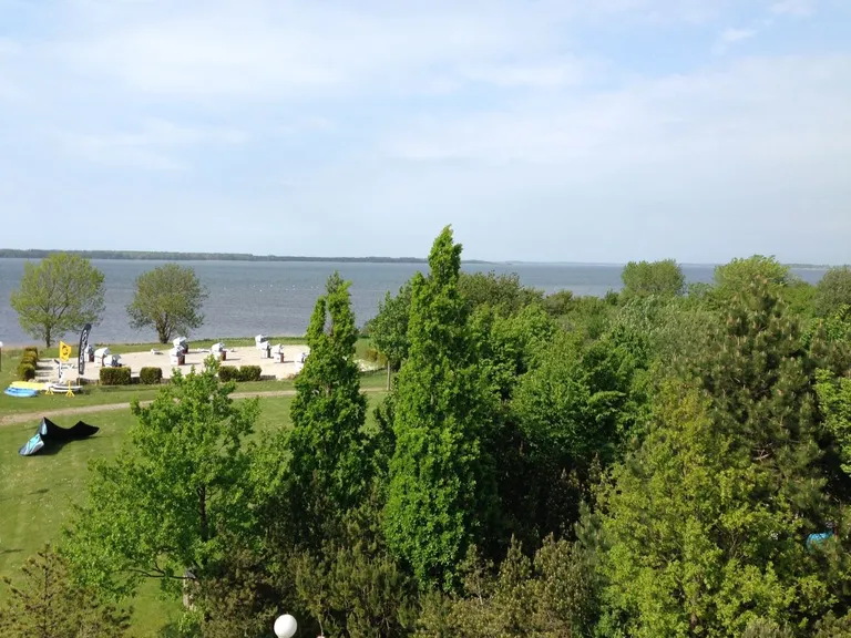 Boddenblick von der Terrasse